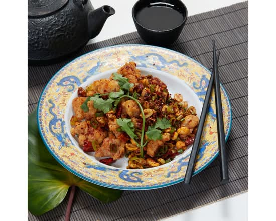 Popcorn Chicken with Peanuts -盐酥鸡 (GF)